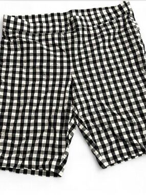 Black & White Gingham Shorts